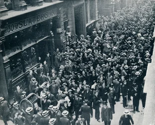Die Kriegskrise in der Stadt: Die Schließung der Londoner Börse, 1914