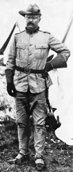 Theodore Roosevelt, amerikanischer Soldat und Politiker, 1898