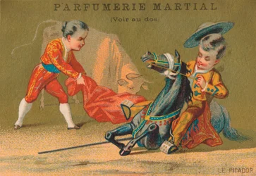 Kinder als Picador und Matador, um 1910er