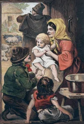 Dieses kleine Schwein..., Kinderreim, um 1860