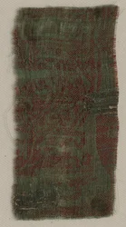 Drei Fragmente italienischer gotischer Seide, 1300er