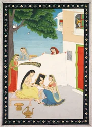 Toilette von Radha, um 1810-1820