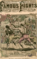 Tom Cribbs zweiter Kampf mit Molineaux, 1811 spätes 19. oder frühes 20. Jahrhundert