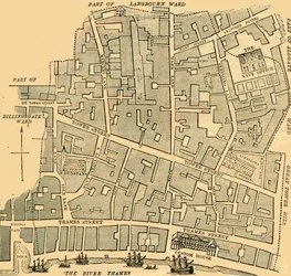 Tower Street Ward, um 1872