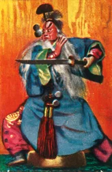 Traditionelles chinesisches Theater, um 1928