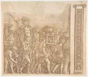 Triumph des Cäsar: Die Kürassierträger, ca. 1490