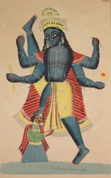 Trivikramapada Drei Schritte von Vishnu, 1800er