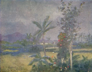 Tropische Regenfälle in Westindien, 1924