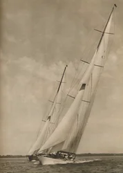 Zwei berühmte Yachten in einem aufregenden Wettkampf, 1936