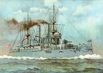 USS Kearsarge, amerikanisches Schlachtschiff, 1898