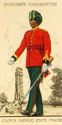 Udaipur Mewar Staatskräfte, 1936