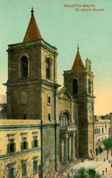 Valetta Malta - St. Johns Kirche, um 1918-1939