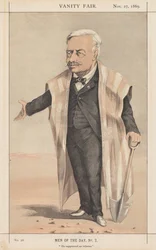 Vanity Fair: Männer des Tages, Nr. 2 Er unterdrückte eine Landenge, 1869