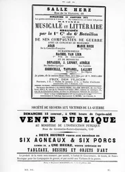 Vente Publique, aus französischen politischen Plakaten der Pariser Kommune, Mai 1871