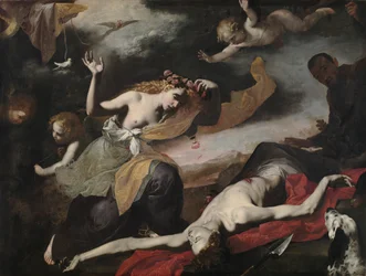 Venus entdeckt den toten Adonis