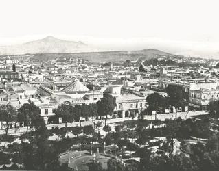 Blick von der Kathedrale, Puebla, Mexiko, 1895