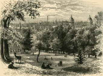 Ansicht im Greenwich Park, ca. 1878