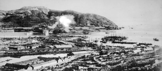 Ansicht von Port Arthur, Mandschurei, 1904