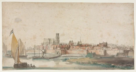 Ansicht von St. Geertruidenberg, 1600er Jahre
