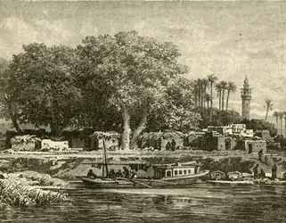 Blick auf das Nildelta, 1890