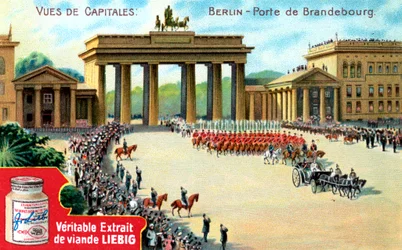 Ansichten von Hauptstädten: Brandenburger Tor, Berlin, ca. 1900