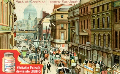 Ansichten von Hauptstädten: Fleet Street, London