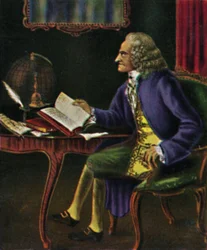 Voltaire 1694-1778 - Gemälde von Carmontel, 1934