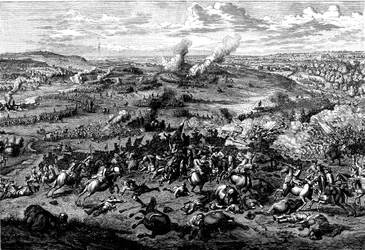 Spanischer Erbfolgekrieg: Schlacht von Blenheim, Bayern, 3. August 1704