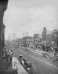 Washington Avenue, Minneapolis, Minnesota, um 1897