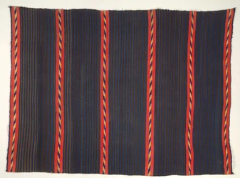 Decke mit Moki Moqui Streifen, 1865-1875
