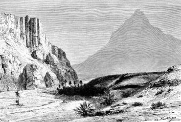 Web El-Halluf, nahe Figuig, Marokko, 1895