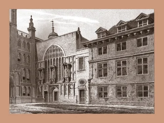 Westfront der Guildhall-Kapelle, 1886
