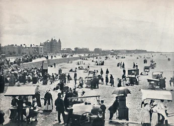 Weston-Super-Mare - Eine Sommerszene am Strand, 1895