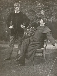 Whistler und Menpes, um 1885, 1904