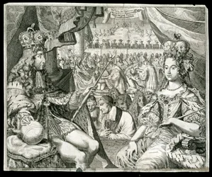 Wilhelm III. und Maria II., König und Königin von Großbritannien und Irland, um 1689