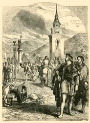 Wilhelm Tell auf dem Marktplatz von Altdorf, 1890