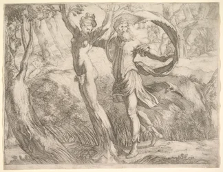 Wilton-Album, Folio 10a: Priapus und Lotis