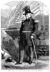 Winfield Scott, amerikanischer Soldat, 1861