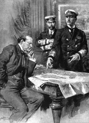 Winston Churchill, Charles Madden und Sir John Jellicoe, Erster Weltkrieg, 1914