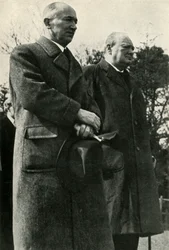 Winston Churchill und Präsident Benes, ca. 1940er, 1947