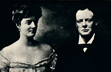 Verlobung von Winston Churchill, um 1908, 1945