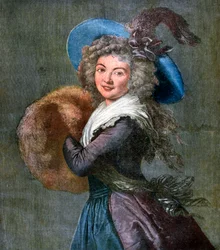 Frau mit Pelzmuff, 1892