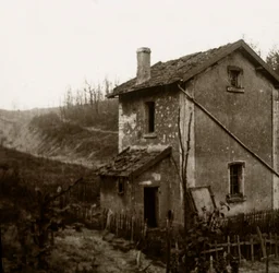 Holzkreuze, Tavannes-Tunnel, Verdun, Nordfrankreich, ca. 1914-1918
