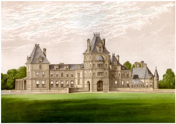 Wynnstay, Denbighshire, Wales, Heimat von Baronet Williams-Wynn, um 1880