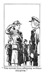 Man kann keine Effizienz ohne Disziplin haben, 1940