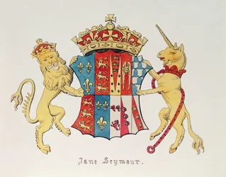 Wappen von Jane Seymour (ca. 1509-37), dritte Frau von König Heinrich VIII. von England (1491-1547)