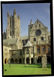 Außenansicht der Canterbury Kathedrale, Kent