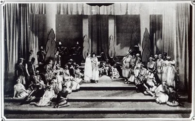 Erste Bühnenaufführung in England von Händels Oratorium Semele, 1925