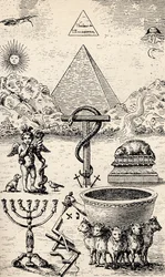Hochgradsymbole, aus „Der Freimaurer“ von Eugen Lennhoff, veröffentlicht 1932