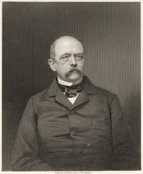 Porträt von Otto von Bismarck (1815-98), graviert von William Holl (1807-71) nach einem Foto, veröffentlicht von William Mackenzie